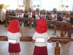 運動会の練習２の画像