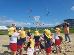 運動会ごっこの画像